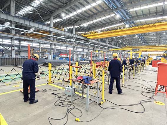 公司舉辦電焊工、電工技術(shù)比武